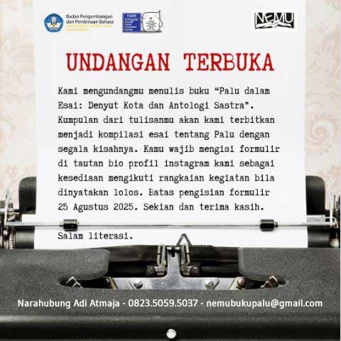 Undangan Terbuka untuk Menulis undangan terbuka untuk menulis